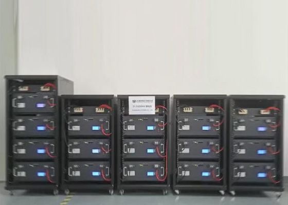 Bateria do fosfato do ferro do lítio da cremalheira do servidor IP40 para sistemas comerciais