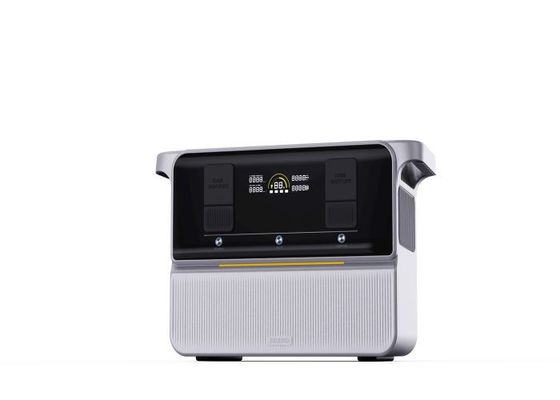 Gerador de energia solar portátil BMS de 2400 W, fonte de alimentação CPAP para acampamento à prova de explosão
