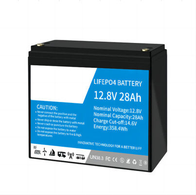 Bateria de íon de lítio NCM à prova de explosão 12,8 V 28AH para veículo de três rodas