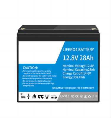 Bateria de íon de lítio NCM à prova de explosão 12,8 V 28AH para veículo de três rodas