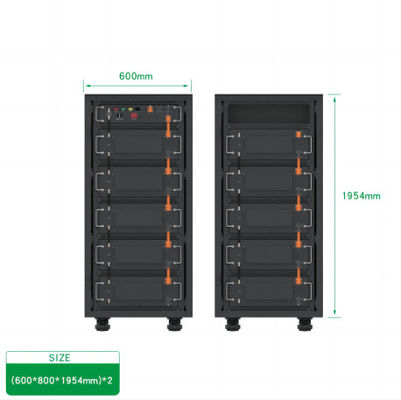 Bateria de lítio para montagem em rack 51,2 V 500AH, no-break doméstico de íon de lítio multiuso