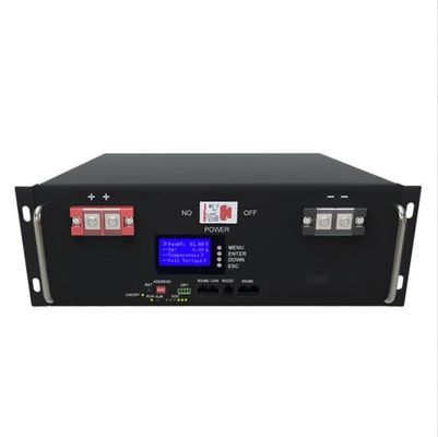 Bateria de backup para veículo elétrico quadrada prática multiuso com casca preta fosca