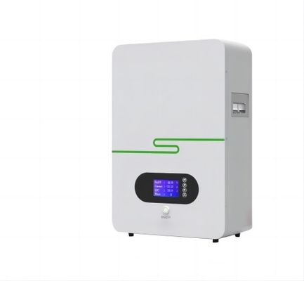 Bateria de lítio de armazenamento de energia vertical residencial IP21 montada na parede com LCD