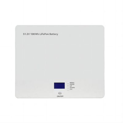 Bateria de íons de lítio montada na parede ciclo profundo vida útil de alta potênciaP04 10KWH