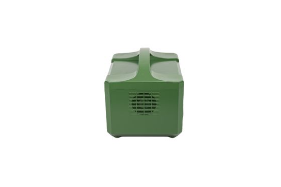 CE aprovado Carregamento sem fio Banco de energia solar portátil ininterrupto com caixa de plástico verde para sistema de backup UPS