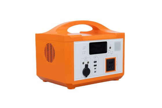 Bateria de fosfato de ferro de lítio com bateria à prova de fogo de 600W AC Outlet Recarga Estação de energia de reserva para abastecimento de drones