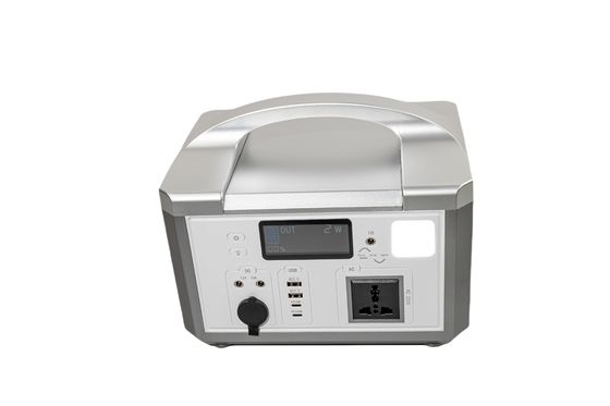 Luz LED / Luz SOS 300W Fornecimento de energia exterior com carregamento sem fio Banco de energia solar portátil para caminhadas ao ar livre