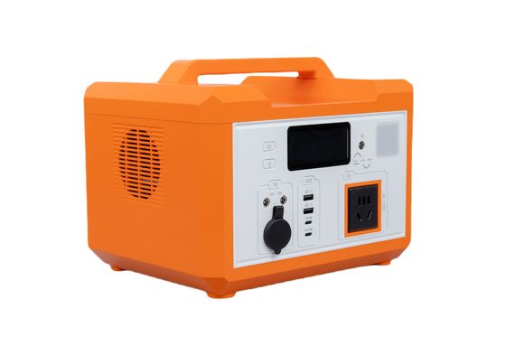MPPT Suporte de pequeno armazenamento de energia Sistema de energia solar portátil DC/AC 576WH para RV Camping / Home Electricity