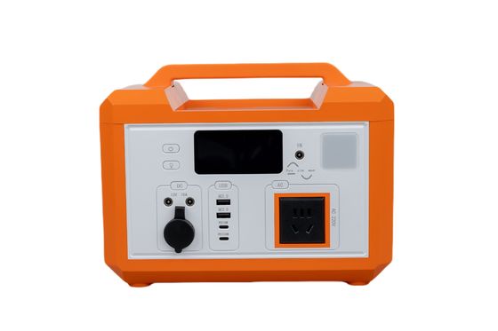 MPPT Suporte de pequeno armazenamento de energia Sistema de energia solar portátil DC/AC 576WH para RV Camping / Home Electricity