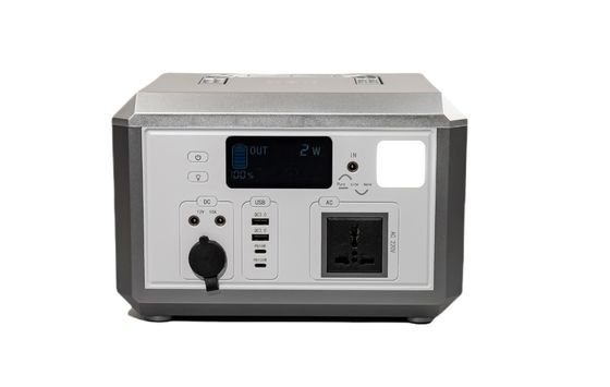 Interruptor de transferência gratuito tomadas de corrente alternada 600W carregamento fotovoltaico melhor estação de energia com luz SOS para alimentação de emergência