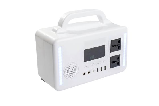 Estação de energia solar portátil de 300 Watt 220V AC Output Bateria recarregável LifePO4 Para acampamento ao ar livre