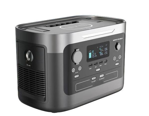 Central elétrica 1000W portátil impermeável, fonte exterior portátil dos poderes de emergência do CE