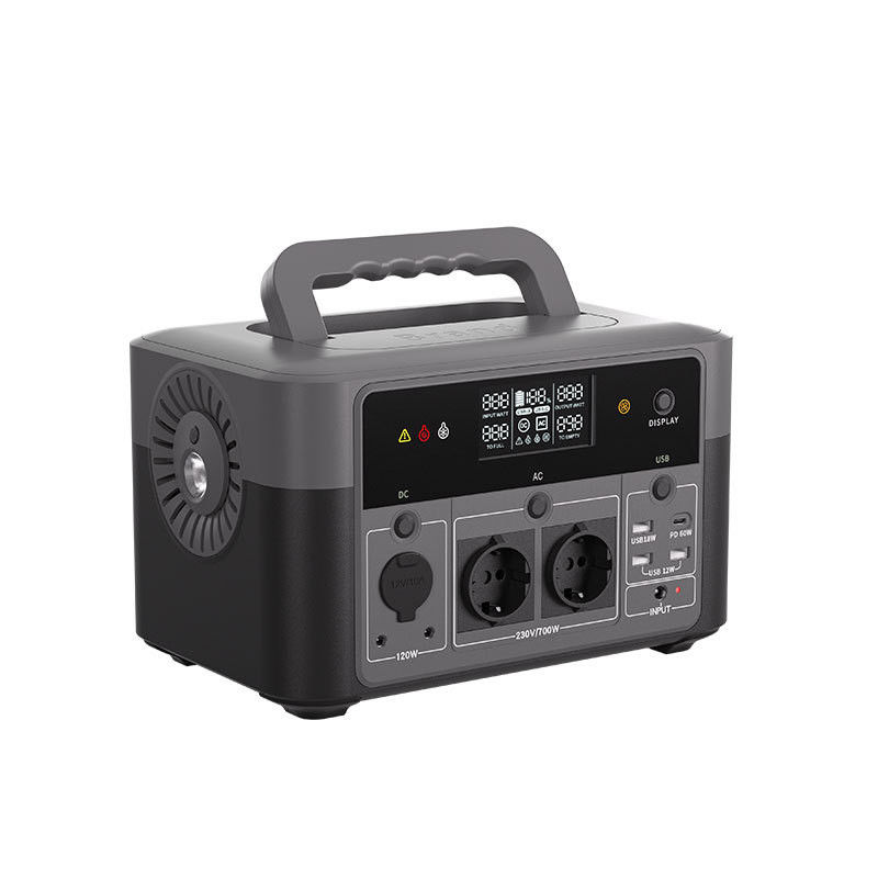 Estação elétrica externa portátil ROHS AC 700 W para partida automática de carro