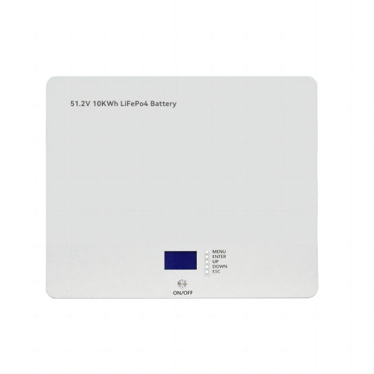 Bateria de íons de lítio montada na parede ciclo profundo vida útil de alta potênciaP04 10KWH