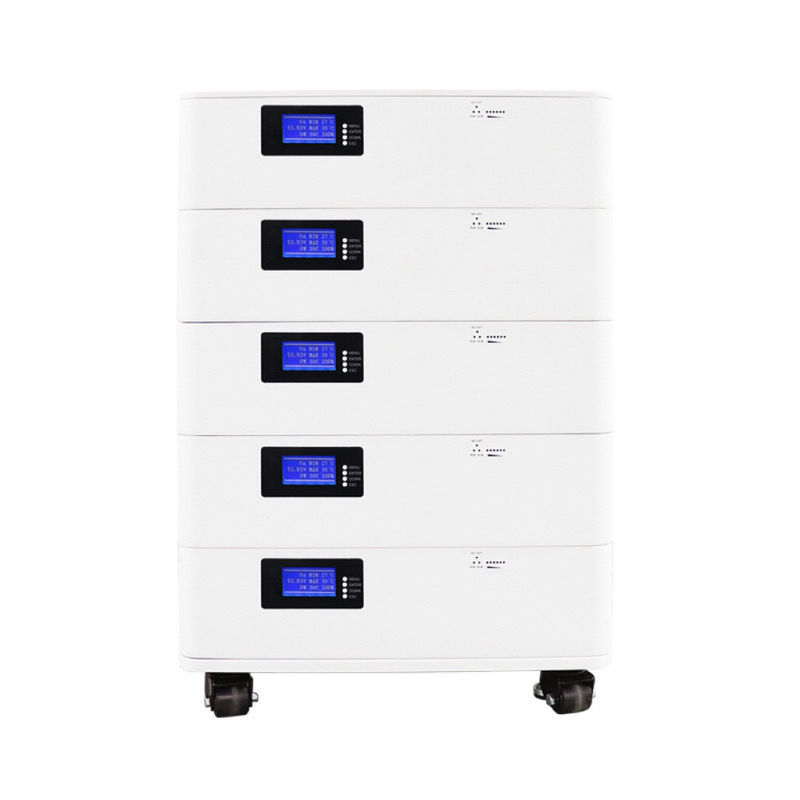 Bluetooth Inverter Solar de Três Fases Contato Seco LifePO4 Bateria 5KWH 10KWH Para Sistema de Armazenamento de Energia Solar