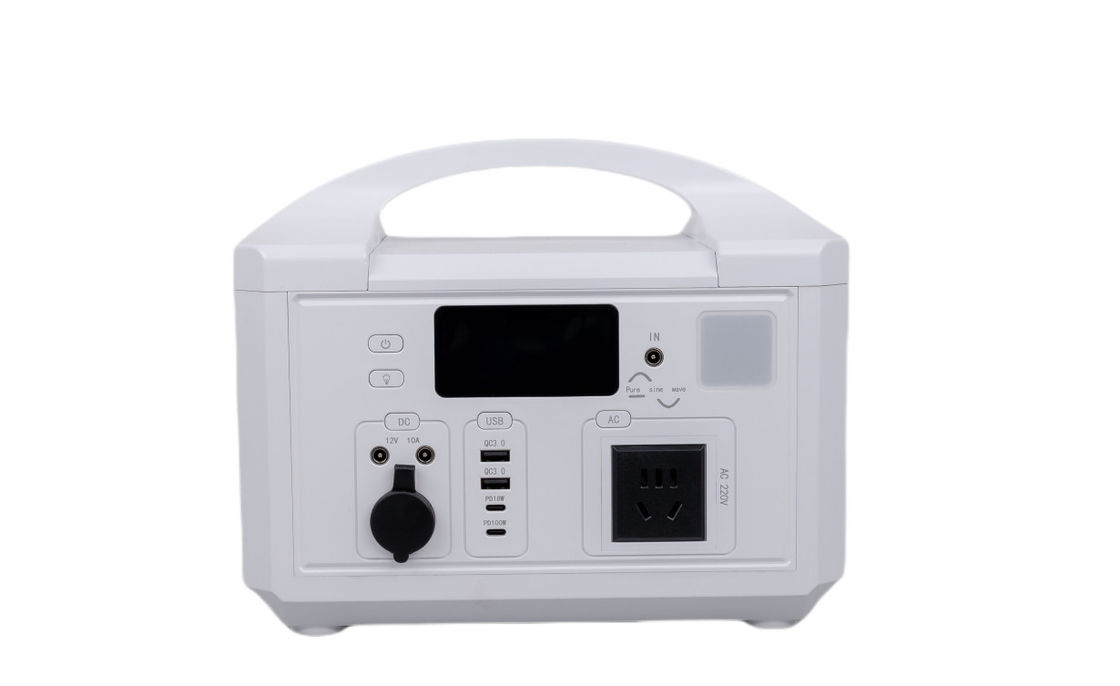 Estação de energia solar portátil de 300 Watt 220V AC Output Bateria recarregável LifePO4 Para acampamento ao ar livre