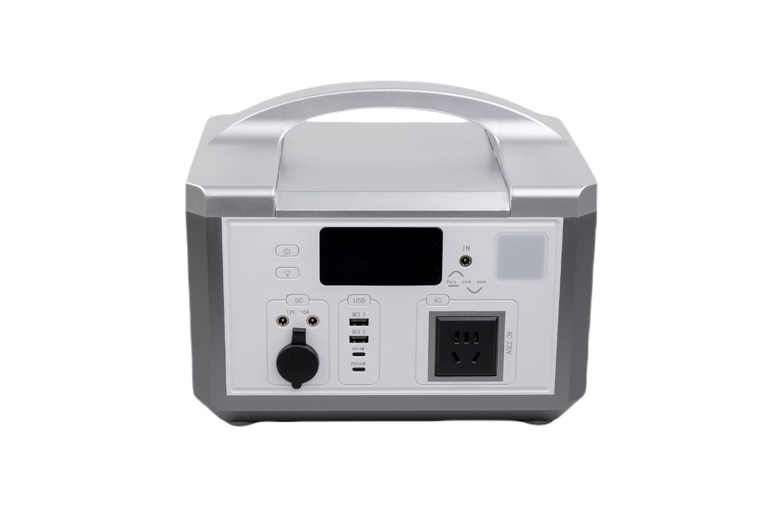 220V 50HZ DC12 300W AC Swtich QC3.0 Banco de Energia Solar Portátil Com Luz LED Para Sistema de Armazenamento de Energia