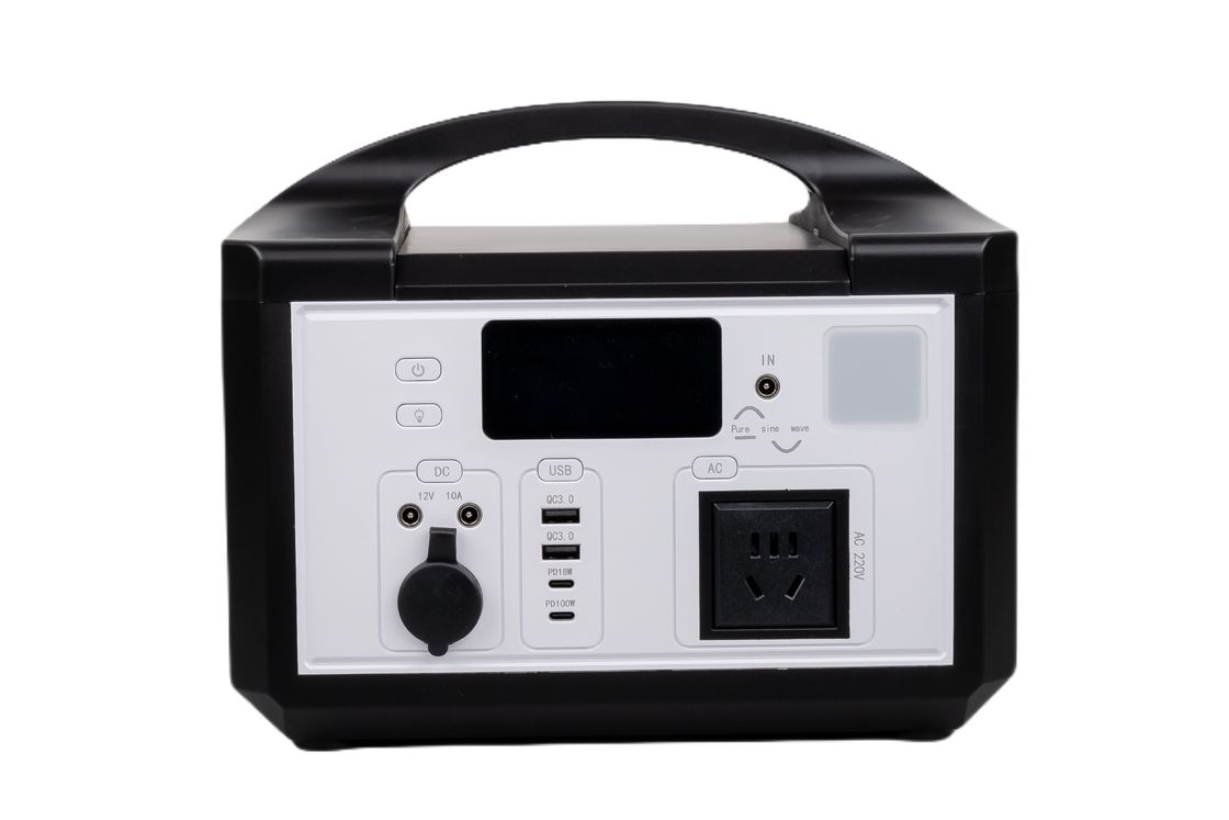 AC 110V/220V Carregamento rápido 1,5 horas Sistema de armazenamento de energia doméstica Fonte de energia portátil embutida em BMS Para RV / Camping