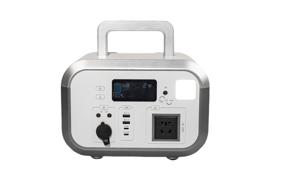 AC Surge Output Power até 1200W Wireless Charging Power Bank com caixa à prova d'água para smartphones