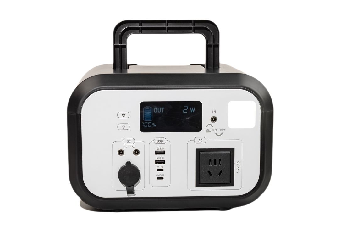 Estação de energia solar portátil de alta eficiência de 600WH 220V Sacos de corrente alternada de onda sinusoidal pura com aplicativo para sistema de backup doméstico