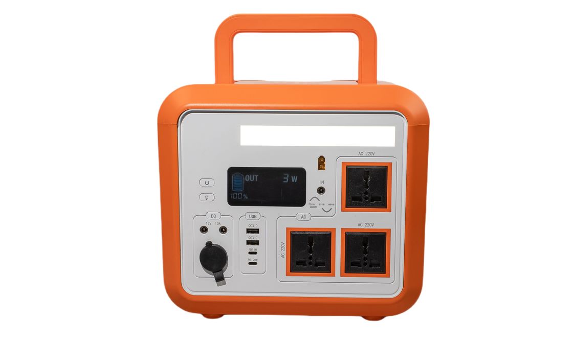 CE aprovado 1500W AC Outlet Output Pure Sine Wave Gerador de energia portátil com LCD Para Car Jump Starter / RV Camping