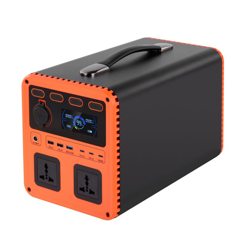 220V / 110V carregamento rápido dentro de 2,5 horas MPPR suporte estação de energia portátil com APP / Bluetooth para apagão exterior