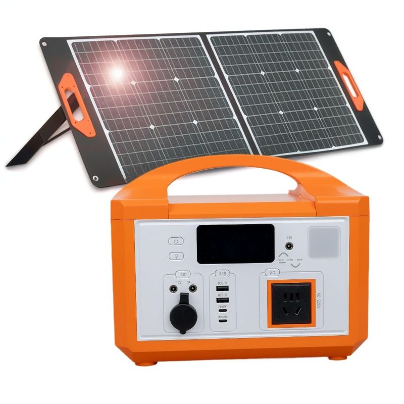 Energia Económica Recarregar LifePO4 Bateria Estação de Energia Portátil Com Painel Solar Para Sistema Solar Off Grid